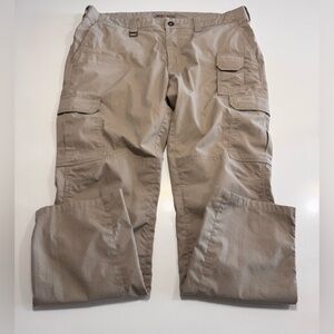 5.11 Tactical Men’s Ripstop Pants Color Tan Size 38X32 Rugged Military Police